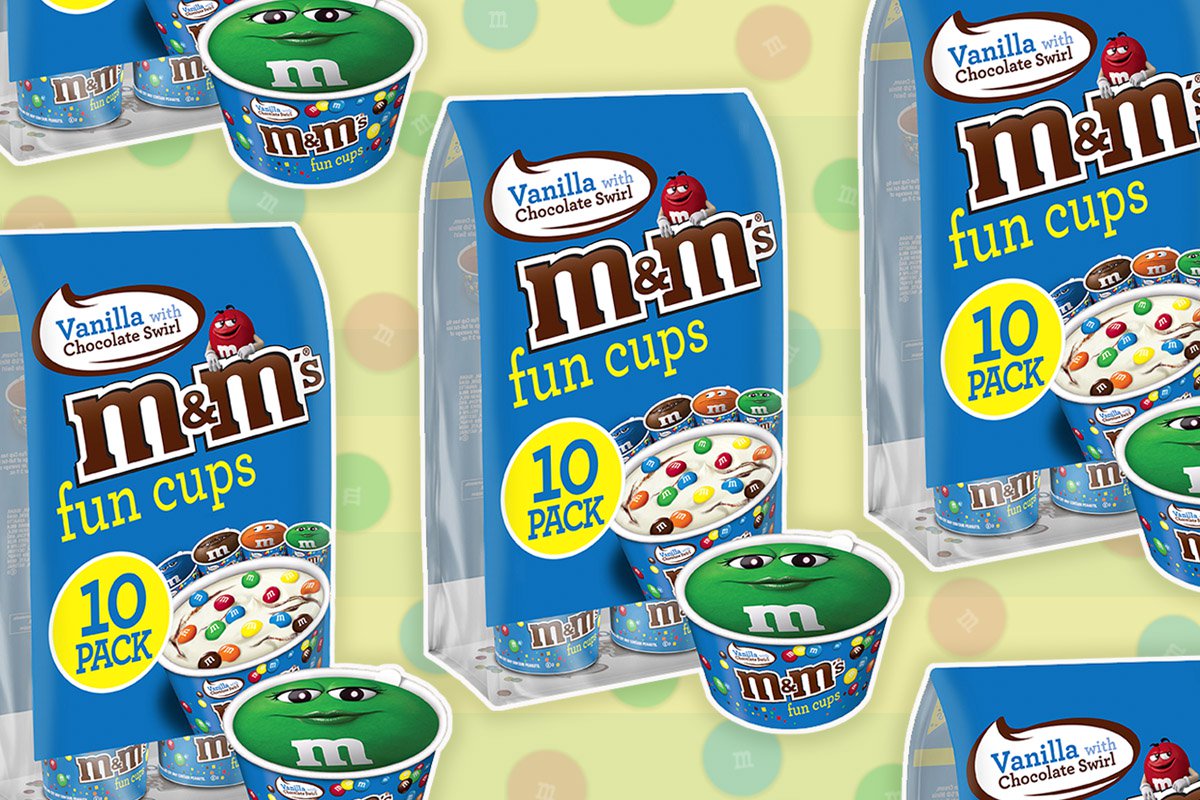 Individual M&M Ice Cream Fun Cups Now Available