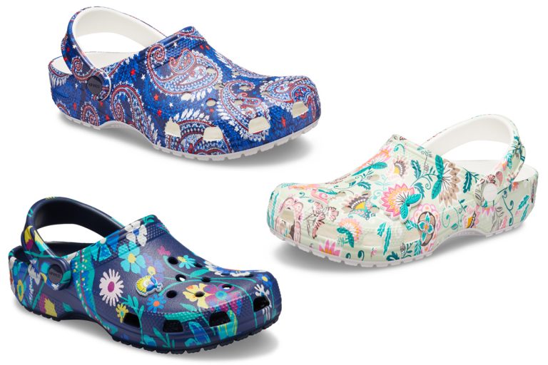 vera bradley crocs navy floral