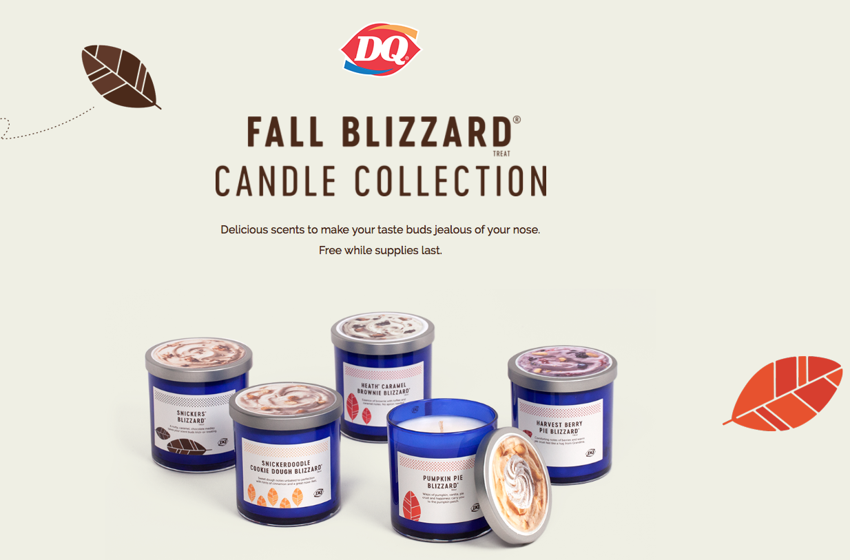 Dairy Queen Announces Blizzard Inspired Candles For Fall