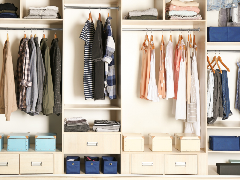 Storing OffSeason Clothes With No Closet Space