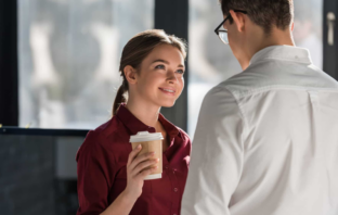 What To Say When You Catch A Colleague Staring At Your Chest